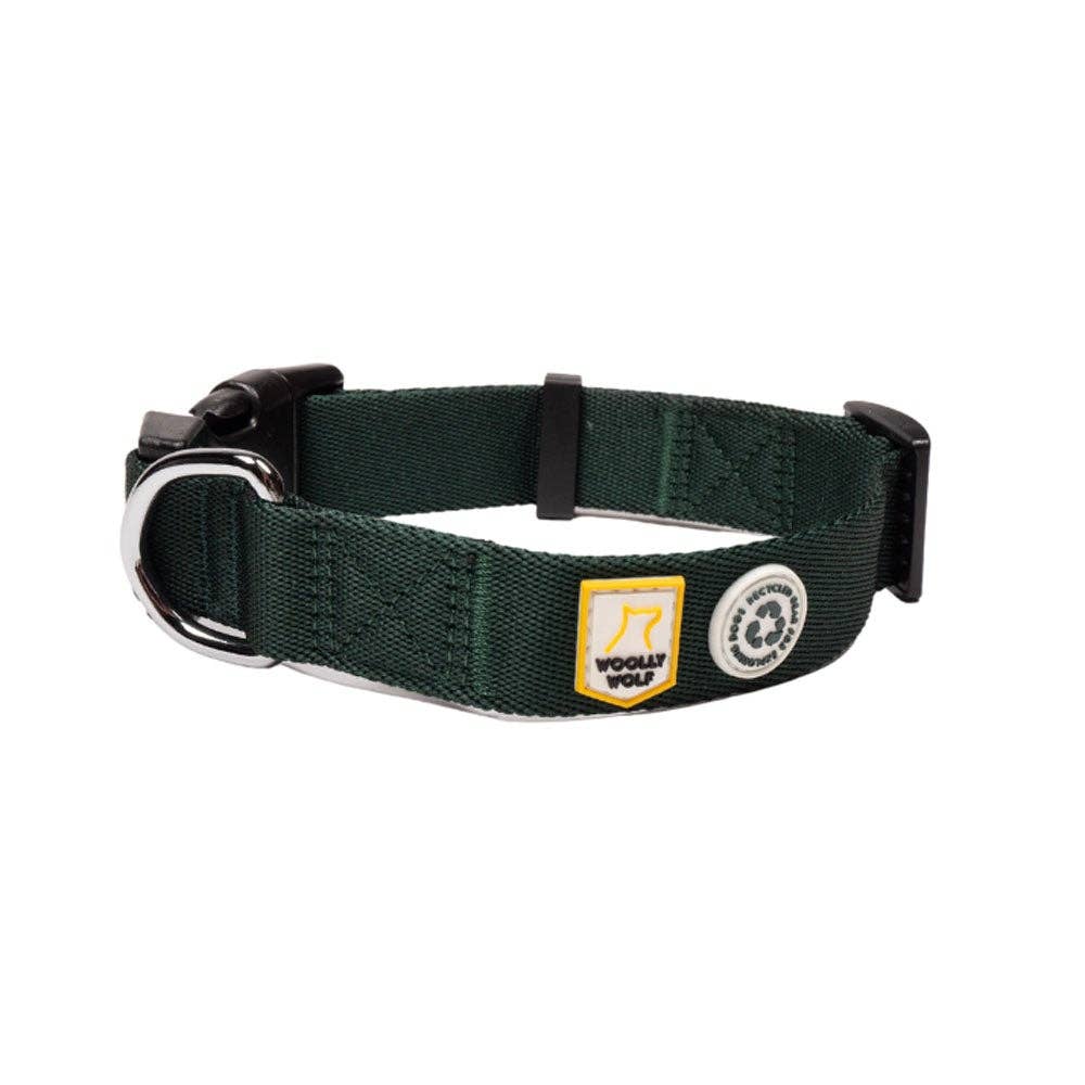 Woolly Wolf - Wholesale Pet Collar - Dog - Evergreen Dog Collar Recycled (RPET)