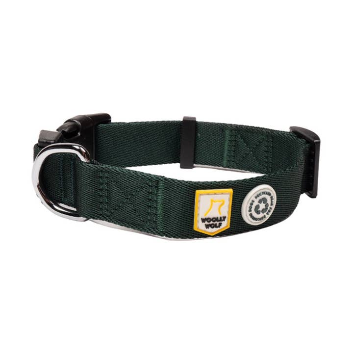 Woolly Wolf - Wholesale Pet Collar - Dog - Evergreen Dog Collar Recycled (RPET)0
