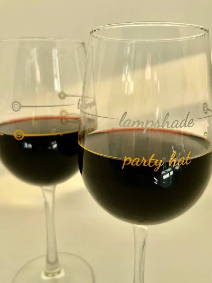 Stem Wine Glass | Party Hat / Lampshade for wholesale by Pourtions Just Right