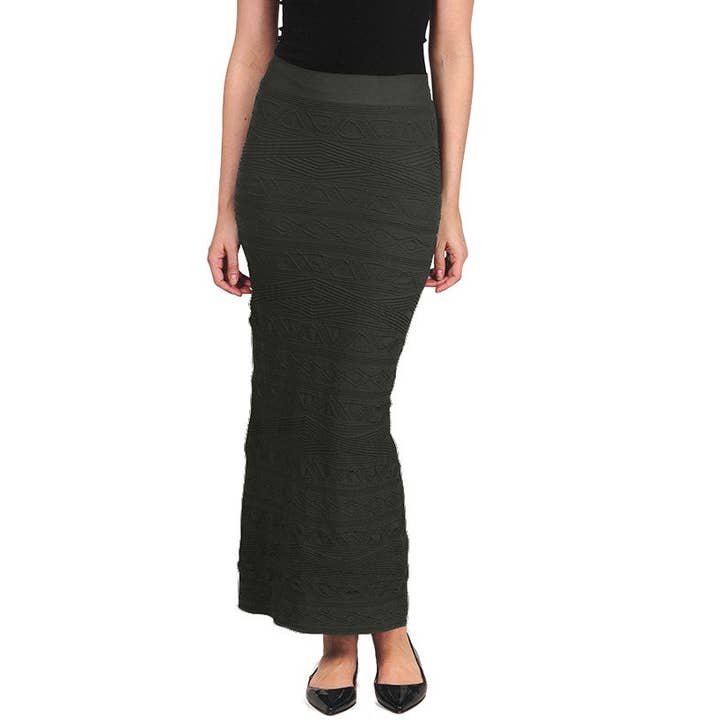 TINA Stephens Italy/Tees By Tina - Wholesale Skirt - Women's - Tribal Maxi Skirt (23S)4