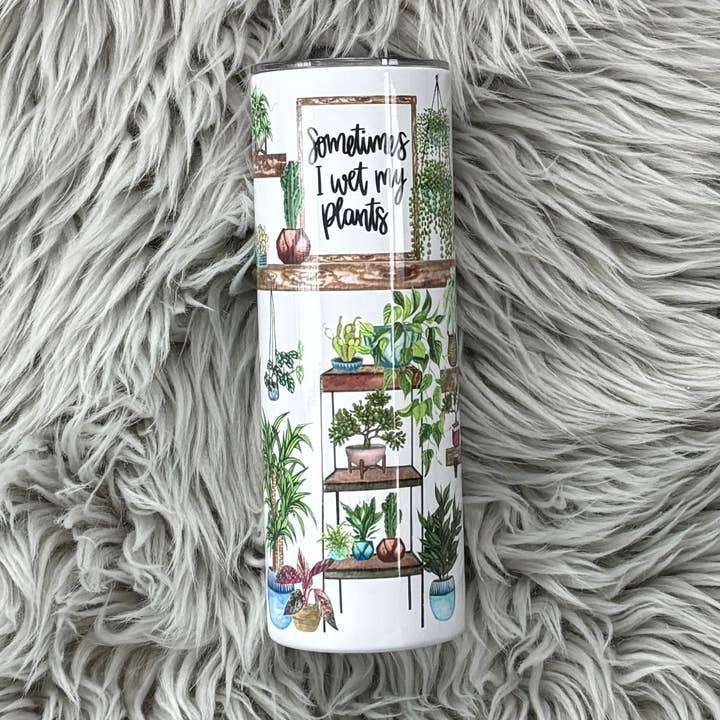 Parfois, j'arrose mes plantes Tumbler pour la vente par Antisocial Designs