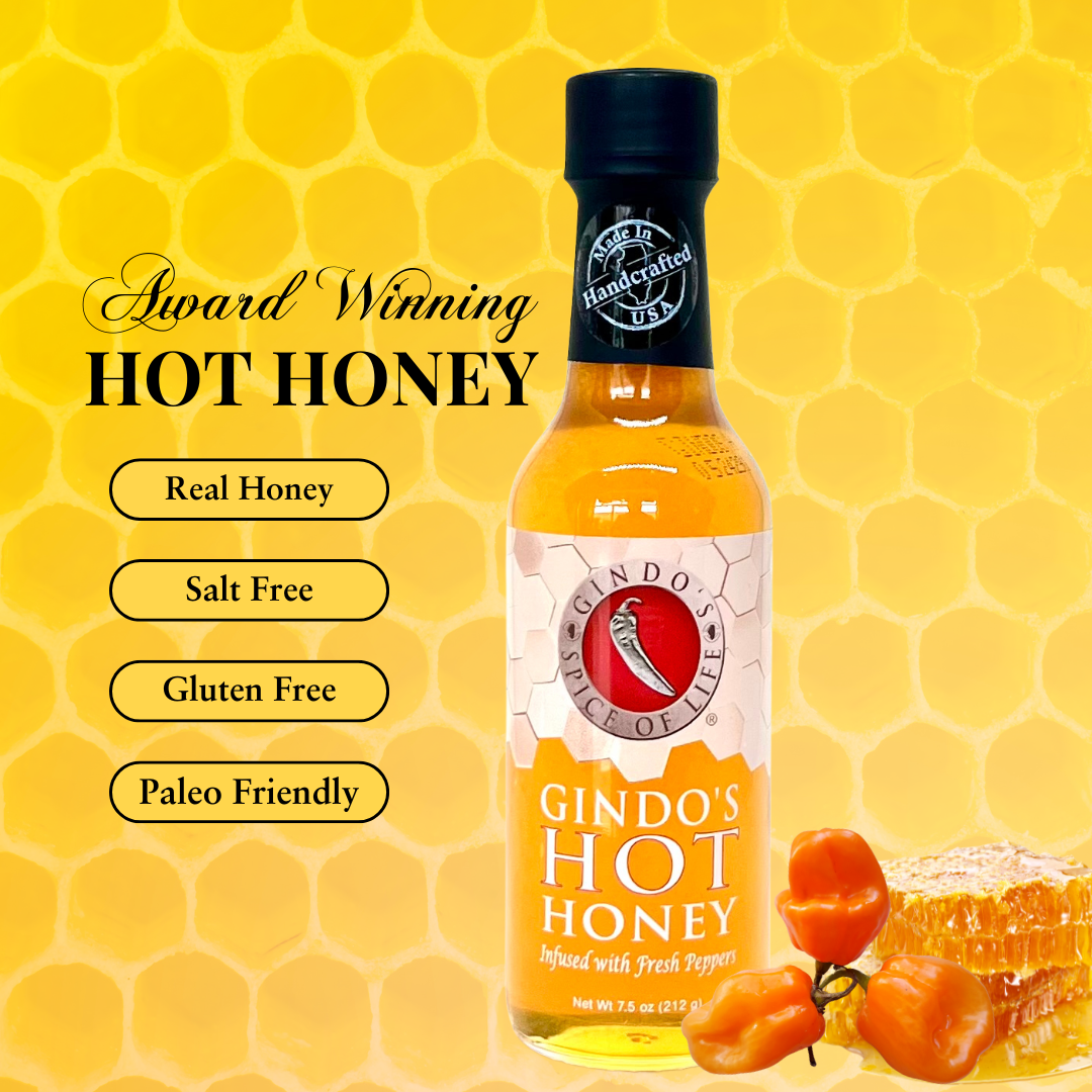 Gindo's Spice of Life – wholesale Honey – Gindo's Award Winning Hot Honey, Made with Midwest Honey1