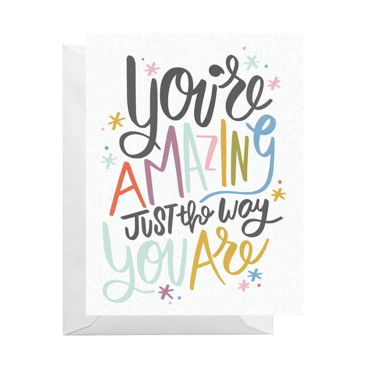 You're Amazing Greeting Card for wholesale by Little Sisters Studio