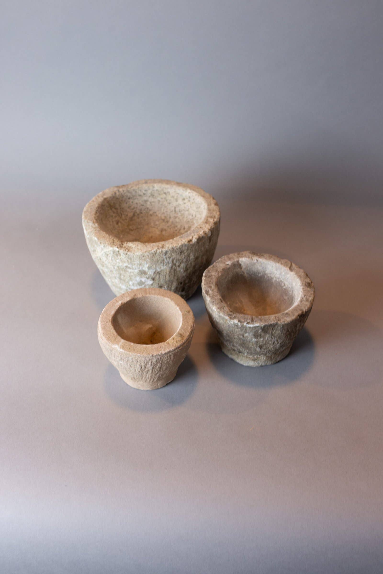 Curated Studio - Wholesale Mortar & Pestle - Vintage Stone Mortar0