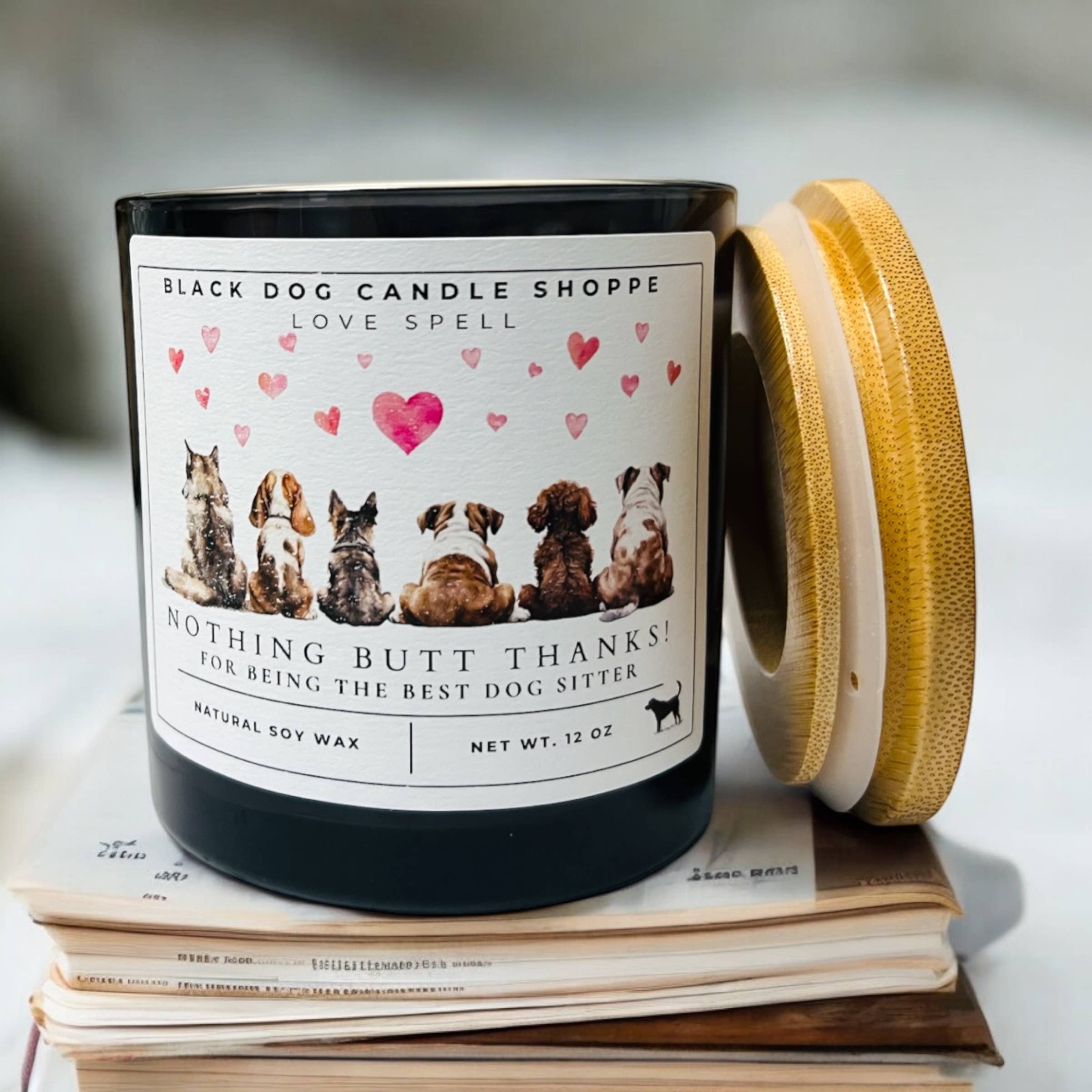 The Black Dog Candle Shoppe - Vendita all'ingrosso Candela in vasetto - Nient'altro che Grazie 2 - Pet Sitter - Tipo Incantesimo d'Amore3