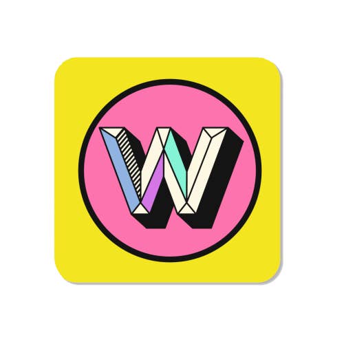 ART WOW - Wholesale Magnet - Magnets 'W - Personalised Colourful Bold