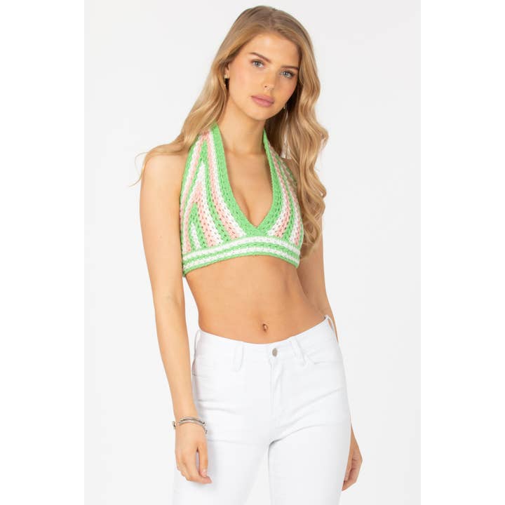 Sans Souci - Wholesale Knit Top - Women's - SWEATER HALTER TOP4