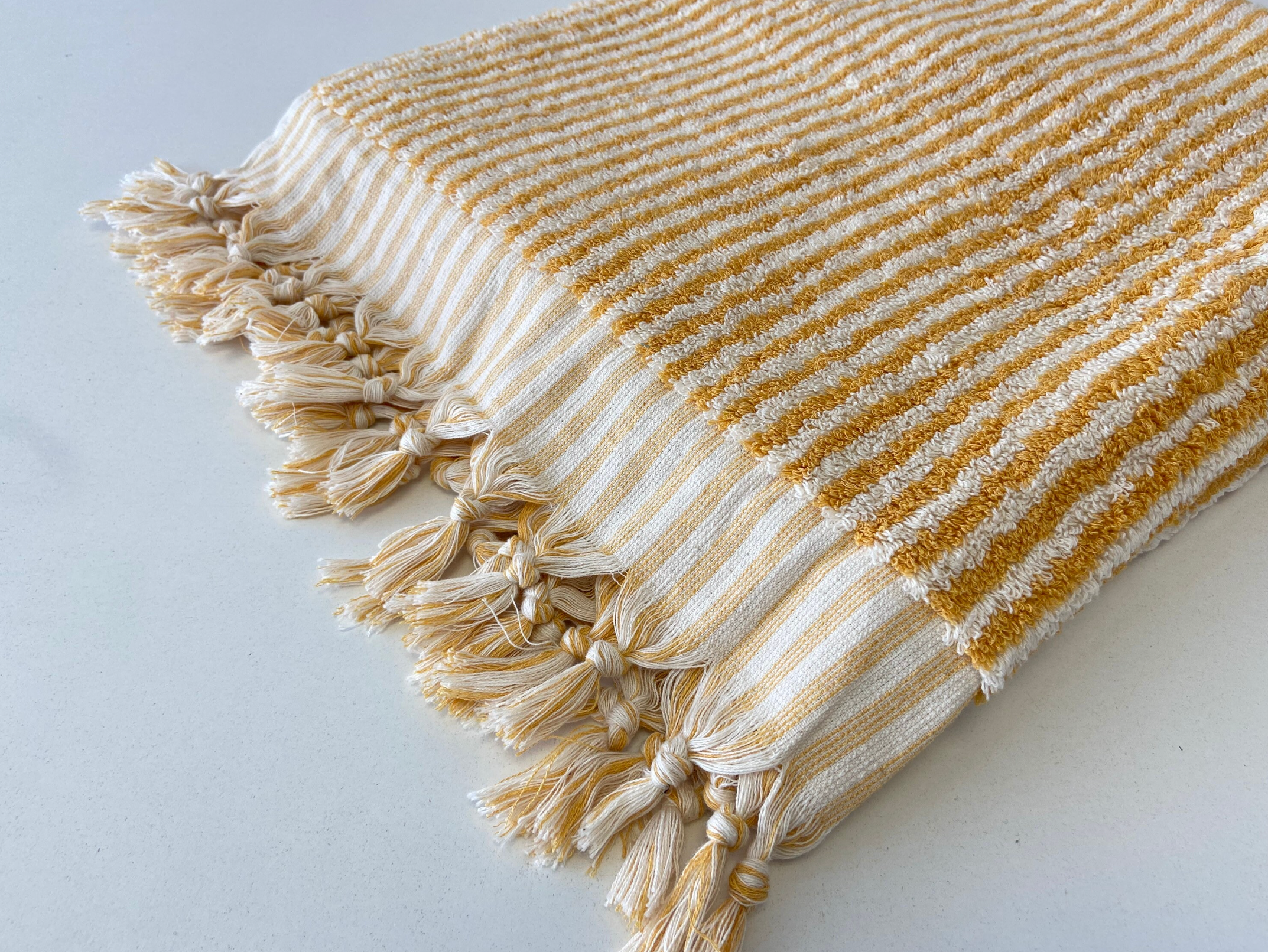 YURTLUS - Venta al por mayor Toallas de baño - Toalla de baño 36 x 70, toalla de playa, toalla suave y gruesa, toalla de baño 36 x 70, toalla de playa, toalla suave y gruesa, orgánica, rayas de baño, amarillas4