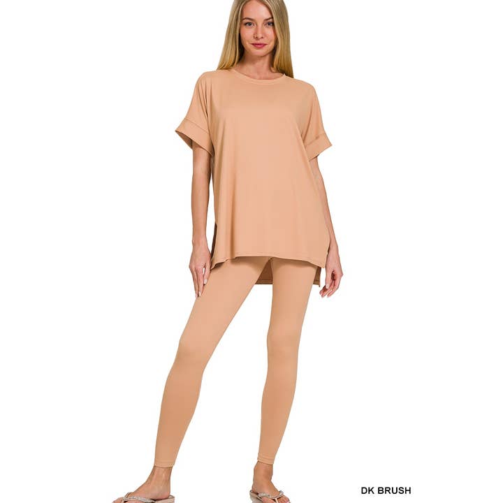Apolline – Engroshandel Loungesæt - Dame – BØRSTET DTY MICROFIBER LOUNGEWEAR SÆT10