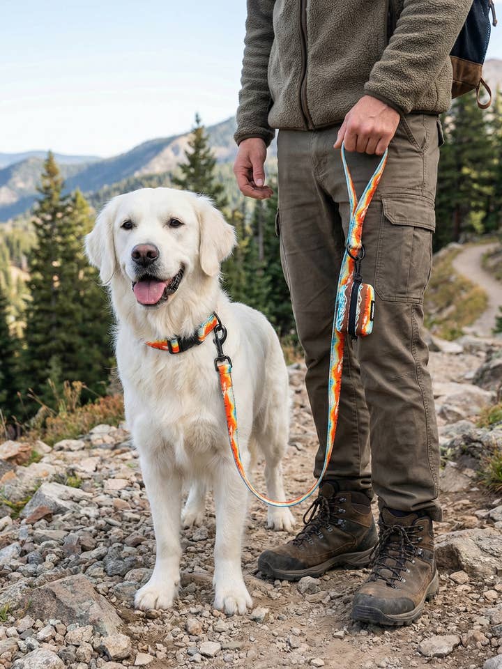 Mountainscape Walk Set - Orange for wholesale by Barking Fancy