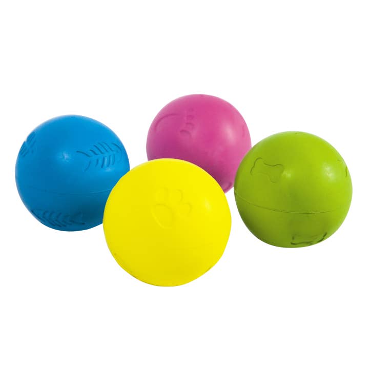 Assortments Dog Rubber Engraved Rubber Ball for wholesale on Faire