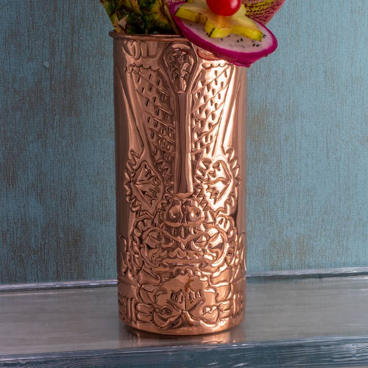 The Legends of Hawaii Copper Tiki Mug ~ Lona ~ for wholesale by Prince of Scots