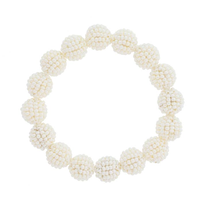 Cream Globe Bracelet Cream Globe Bracelet