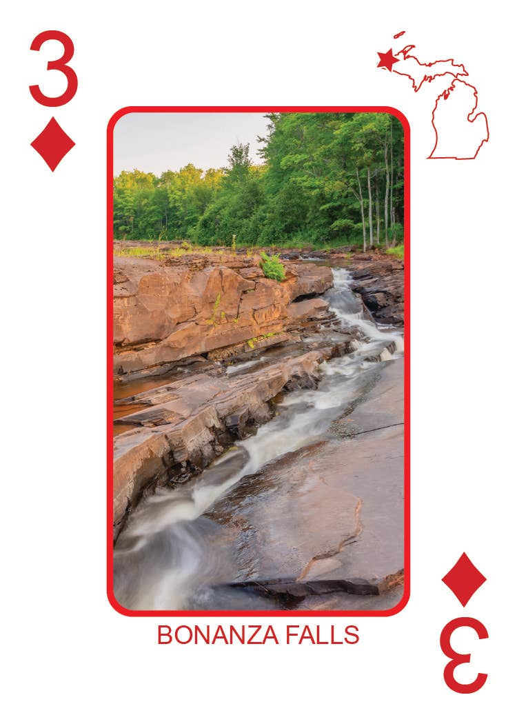 Phil Stagg Photography - Wholesale Playing Cards - WATERFALLS OF MICHIGAN - Playing Cards - Euchre Friendly43