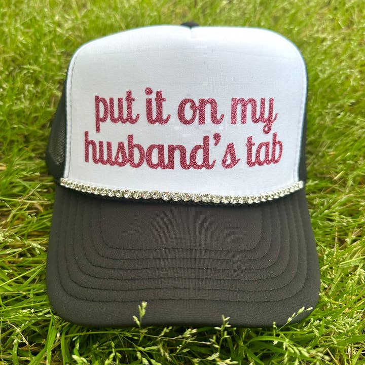 Very Cherry - Venta al por mayor Gorra trucker - Mujer - Ponlo en la gorra Tab Trucker de mi esposo3