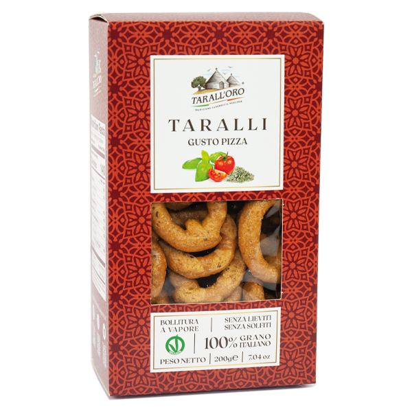Kensington Food Company - Vente Biscuit salé - Craquelins Taralli infusés à la pizza0