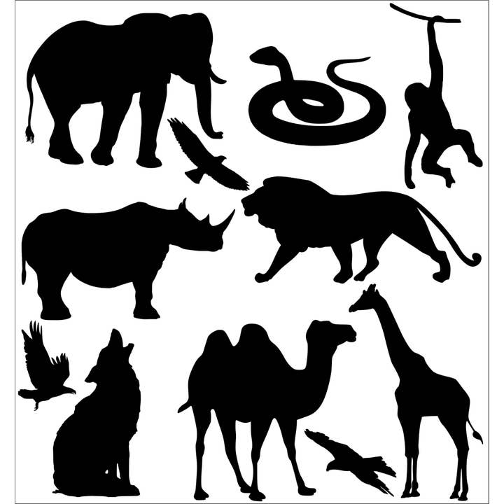 Adesivi Statici - Zoo per la vendita all'ingrosso da parte di Sproetiz