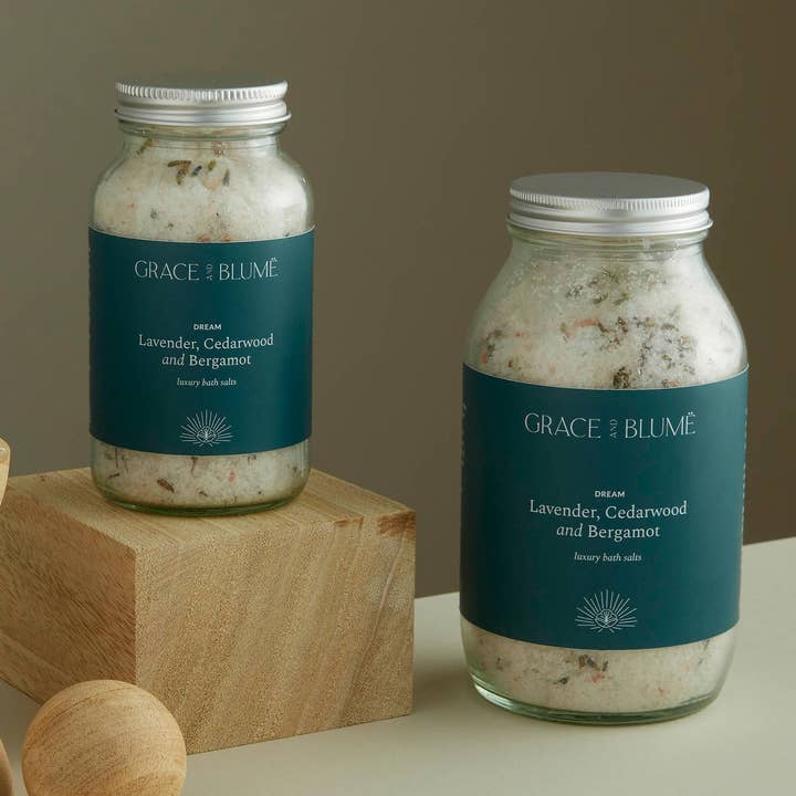 DREAM Luxury Bath Salts for wholesale by GRACE AND BLUMË