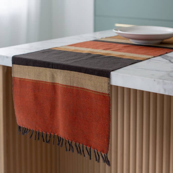 Sabahar - Wholesale Table Runner - Dalol Handwoven Ethiopian Cotton Table Runner