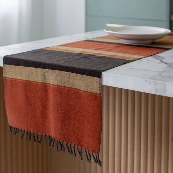 Sabahar - Wholesale Table Runner - Dalol Handwoven Ethiopian Cotton Table Runner7