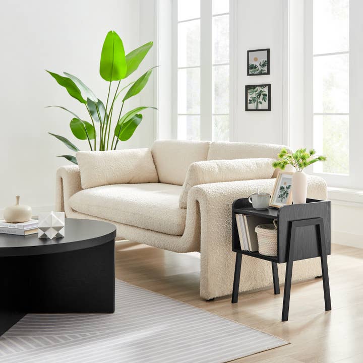 Danya B - Wholesale Side Table - Kazuyo Mid-Century Modern Black Metal Two-Tier Side Table13