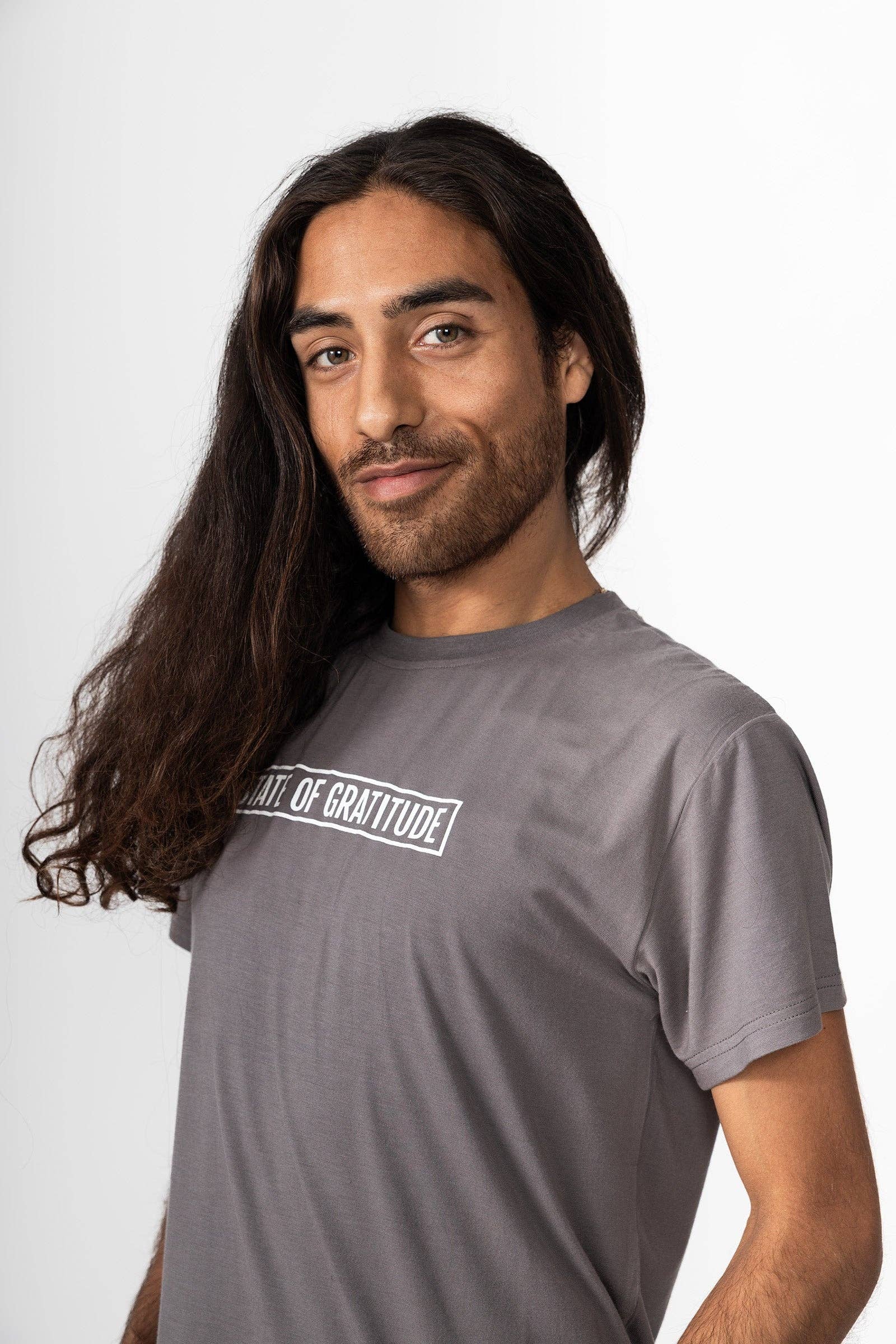 State of Gratitude – wholesale Screen printed t-shirt – Men′s – The Bamboo Tee (Washed/Dyed)3