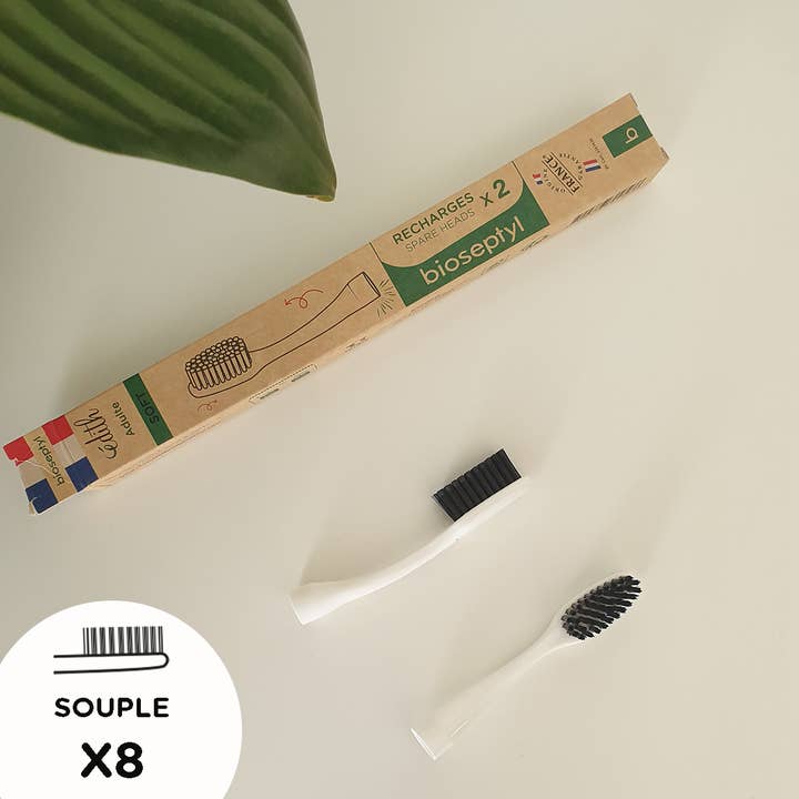 Recargas de escova de dentes substituíveis - Edith por atacado de Bioseptyl-1845-Empreinte