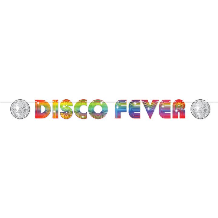 70's Disco Fever Streamer, 6" x 7' for wholesale by Beistle