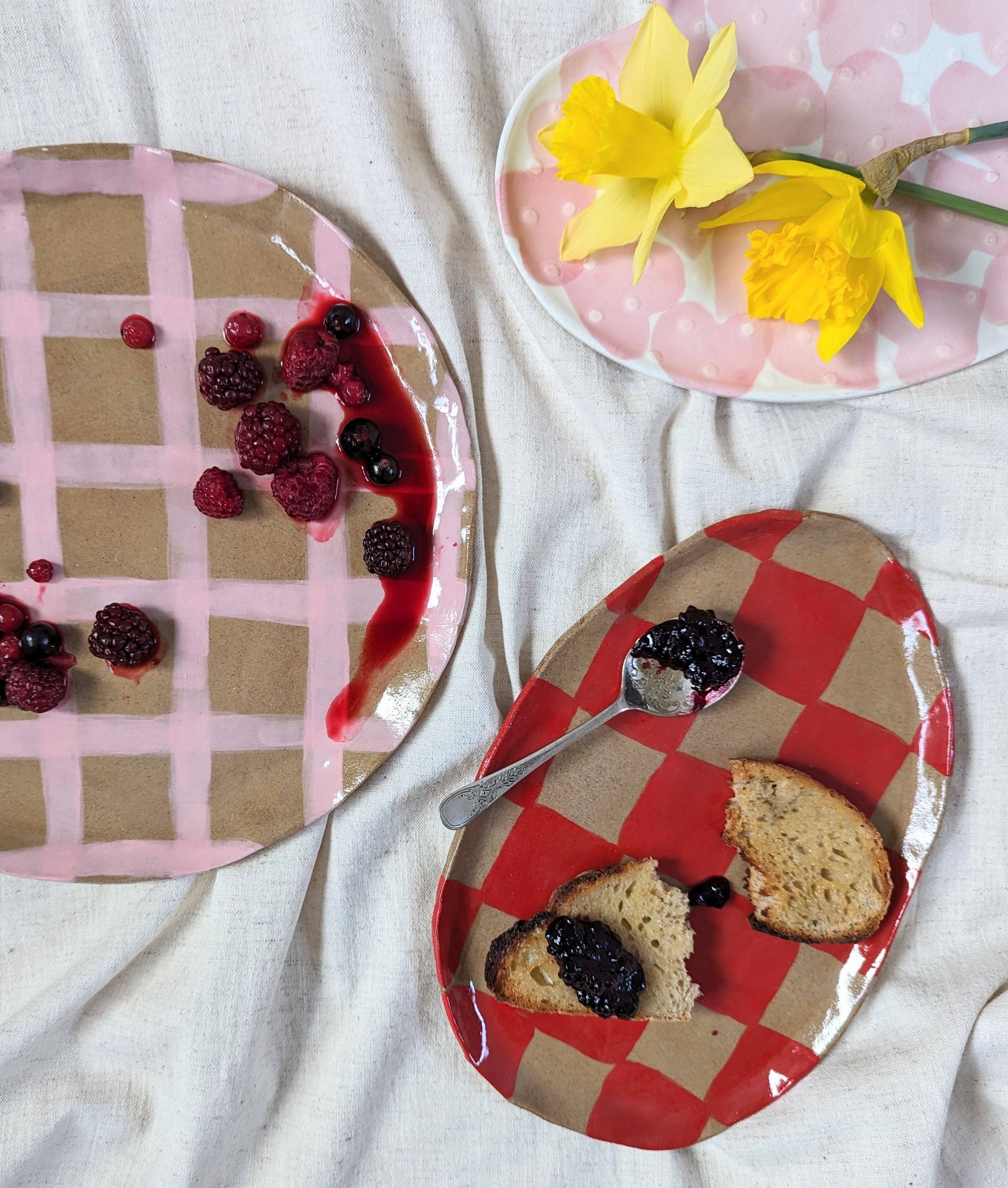 Rosie Gore - Vendita all'ingrosso Piatti da portata - Controlli Rossi4