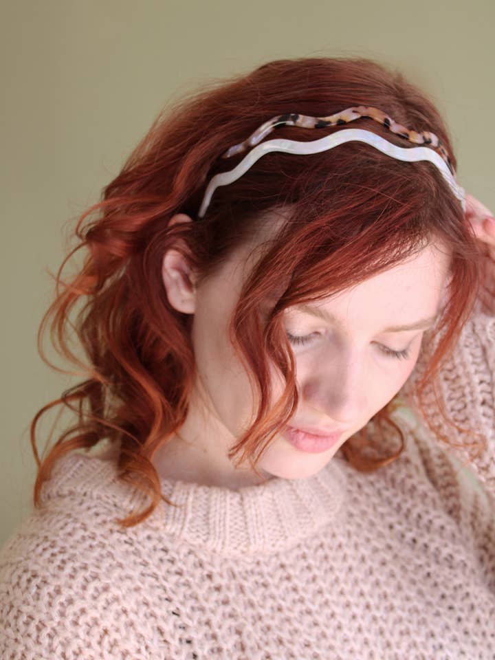 Verdant Glade - 3 Pack Wavy Headbands for wholesale by BANDED