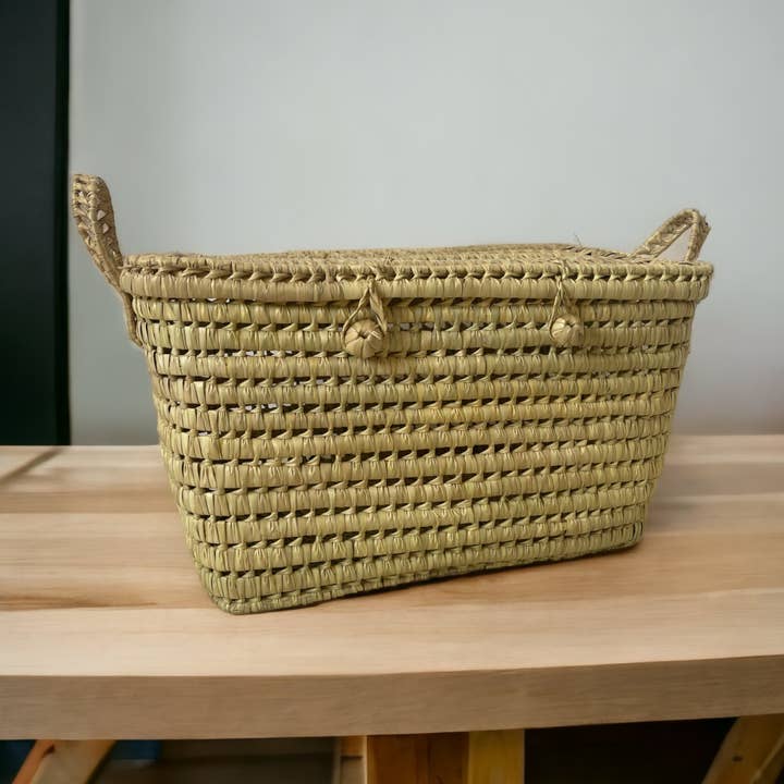 Cassapanca in vimini, baule per giocattoli, cassa per giocattoli in vimini per la vendita all'ingrosso da parte di Berberparadise