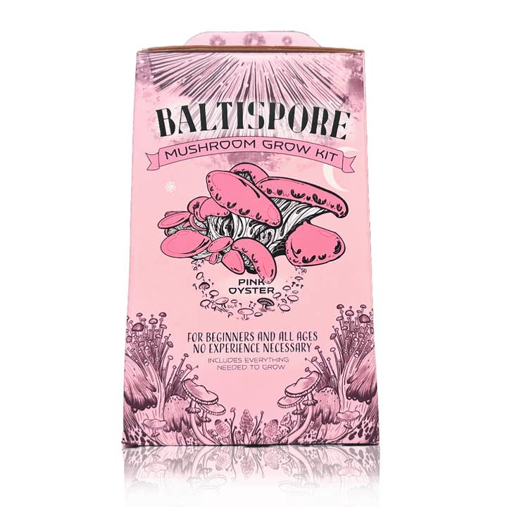 BaltiSpore LLC - Wholesale DIY Food Kit - Pink Oyster “Ready-To-Fruit” Mushroom Grow Kit1