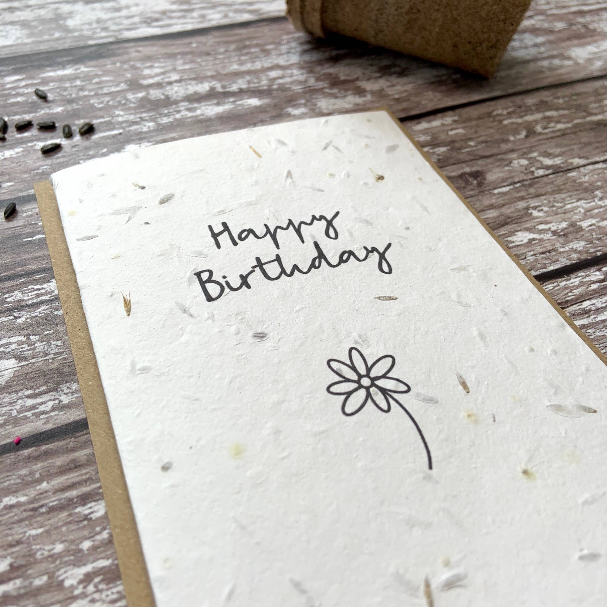 Audrey & Coco – wholesale Birthday card – Happy birthday plantable seed card2