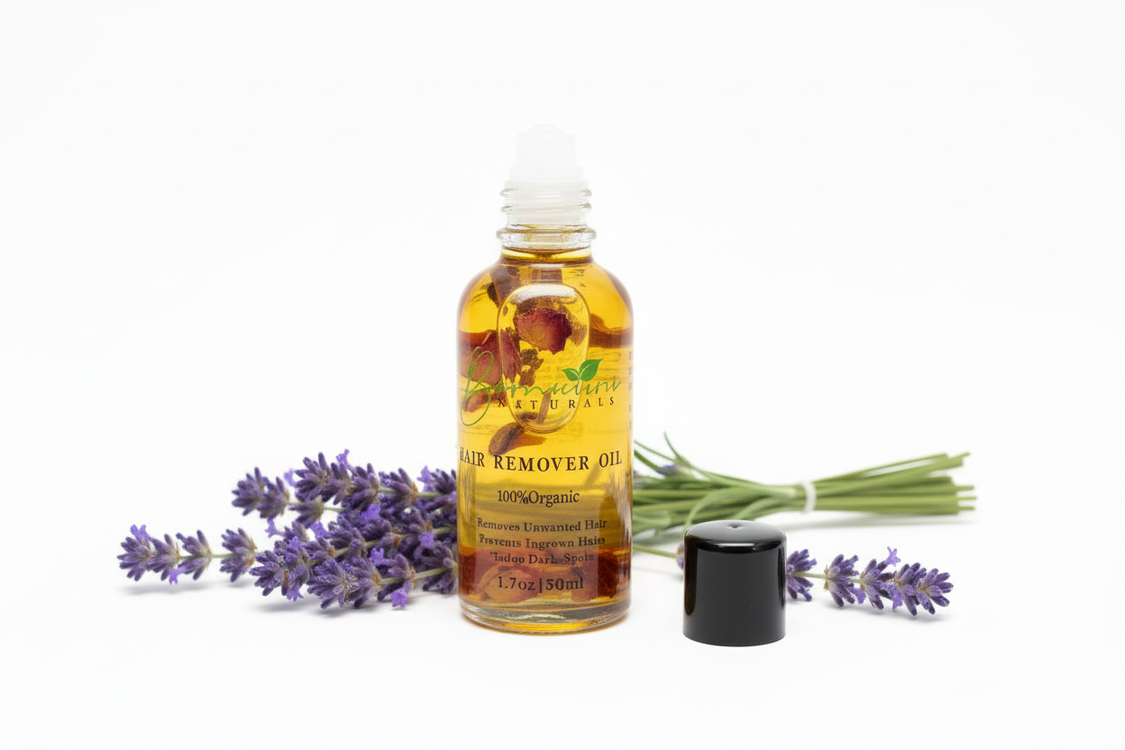 bconsciousnaturals – Großhandel Produkt zur Körperhaarentfernung – Bye Bye Haarentfernungsöl – Organische Kräuterformel für Kinn- und Körperhaare12