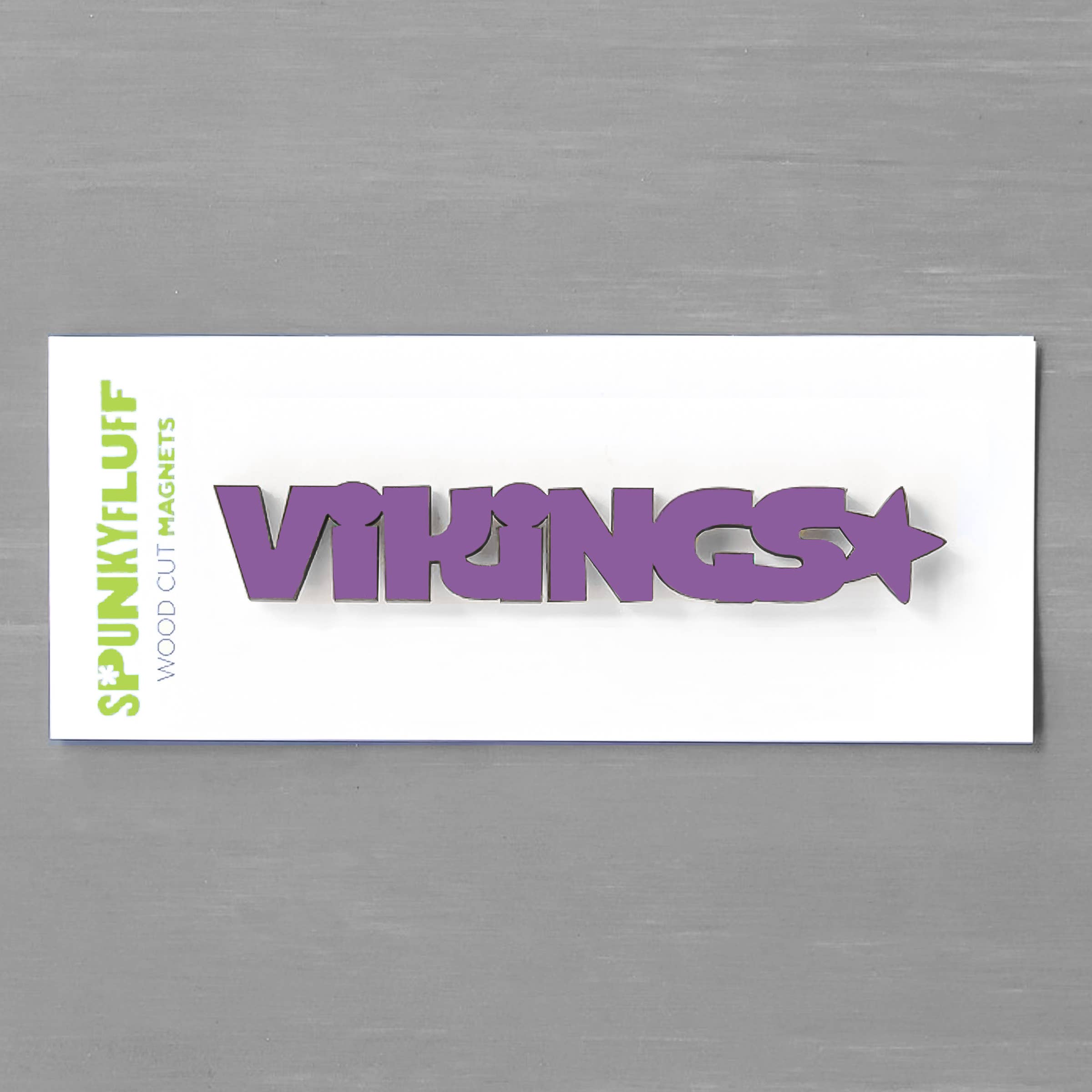 Spunky Fluff - Wholesale Magnet - Custom Tiny Word Magnets, Personalizable Wood Magnets1