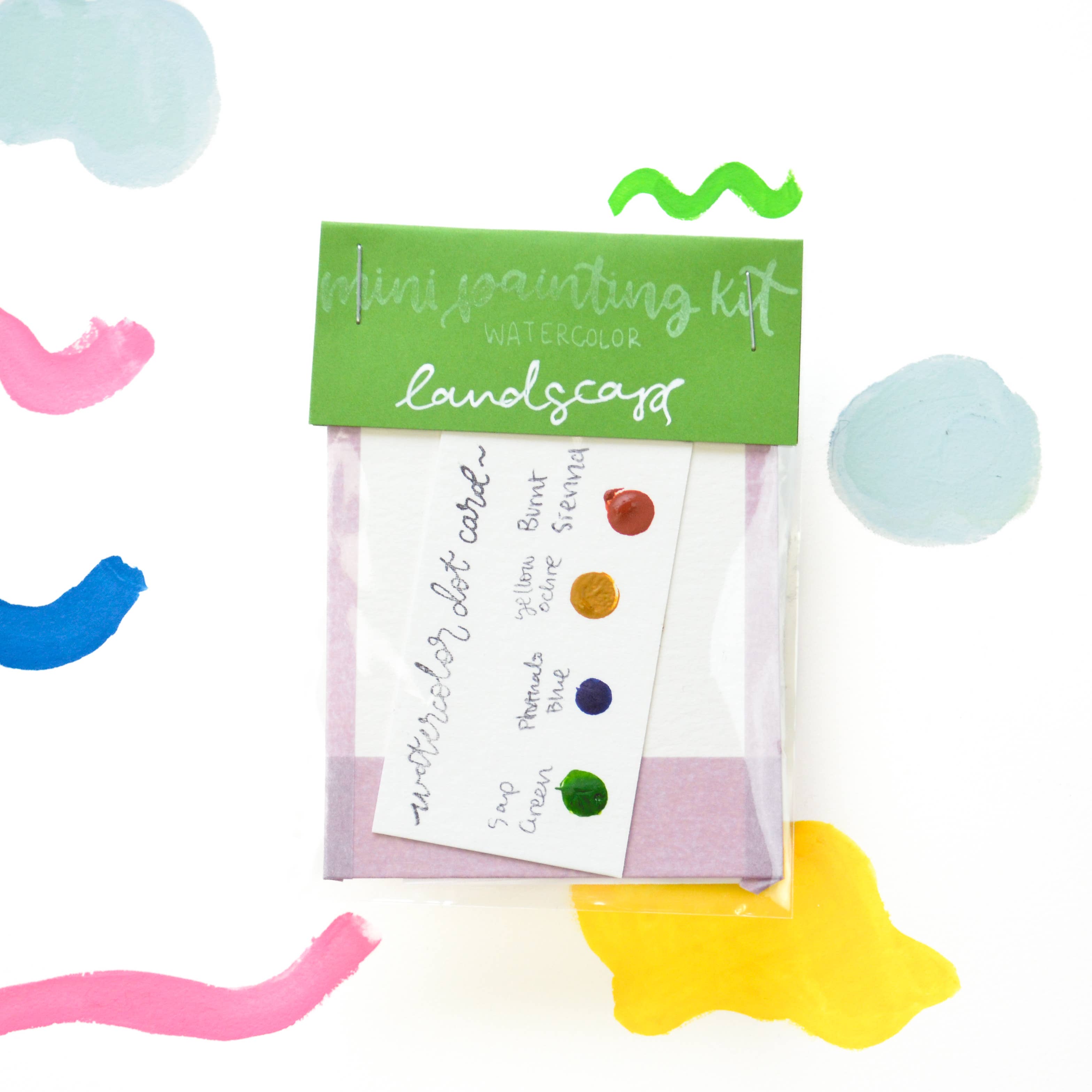 Lavender Chai Co. - Wholesale DIY craft kit - Mini Painting Kit- Landscape