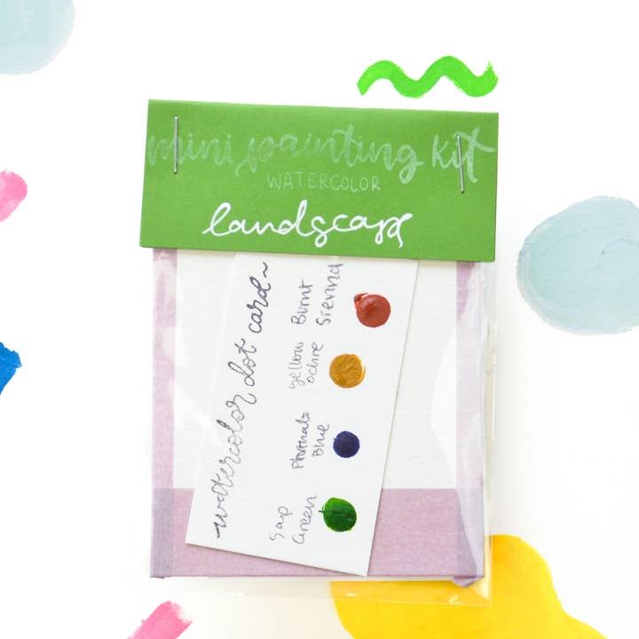 Lavender Chai Co. - Wholesale DIY craft kit - Mini Painting Kit- Landscape0