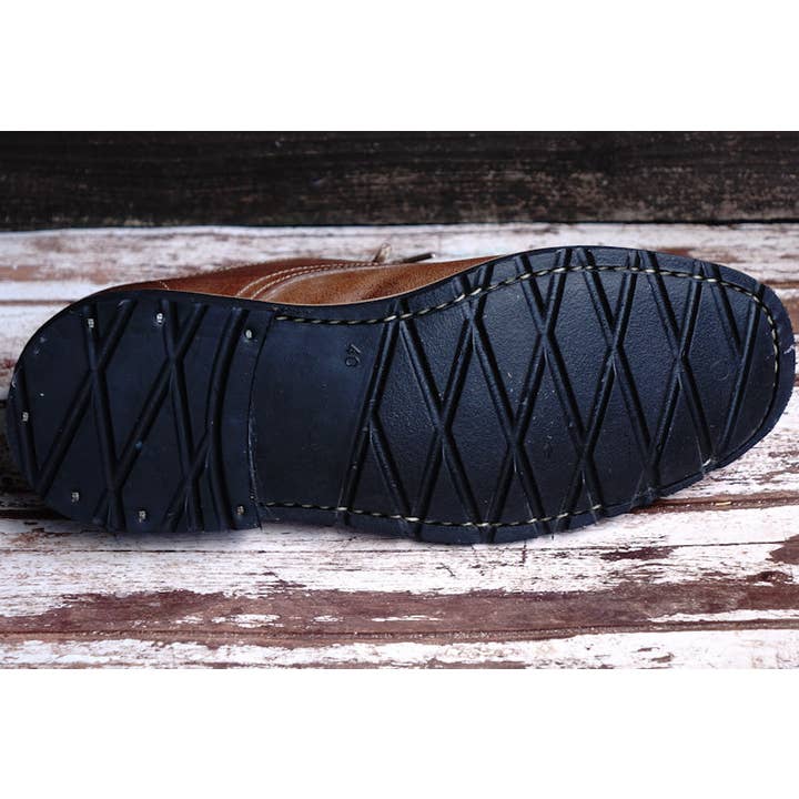 By The Mountain - Portuguese Handmade Footwear - Wholesale Derby Shoes - Men's - Annapurna Leather Derby Lace-up Shoes - Natural6