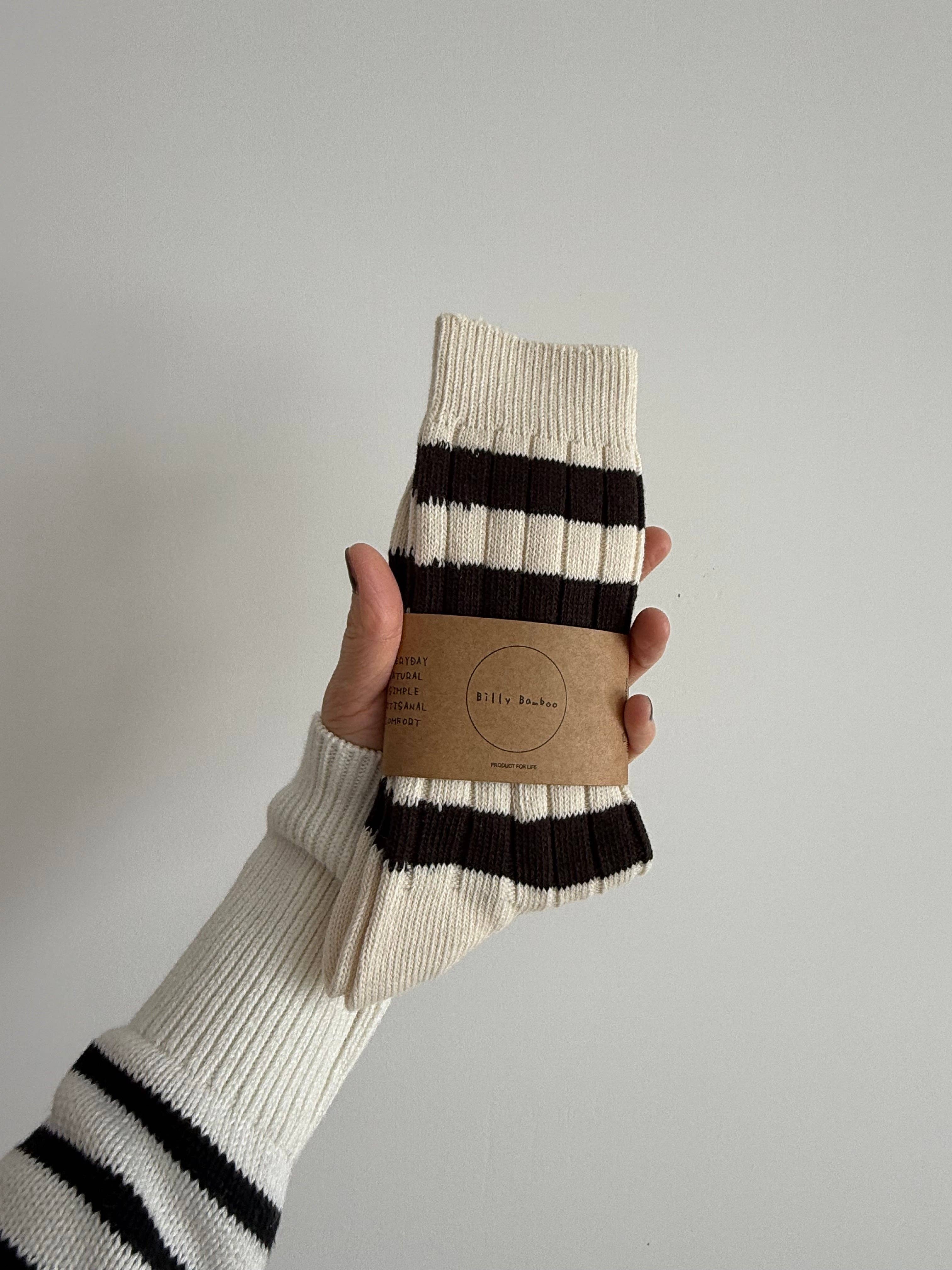 Billy Bamboo – Meias - Unissexo por atacado – MEIAS ALTAS COM RISCA COLORIDA15
