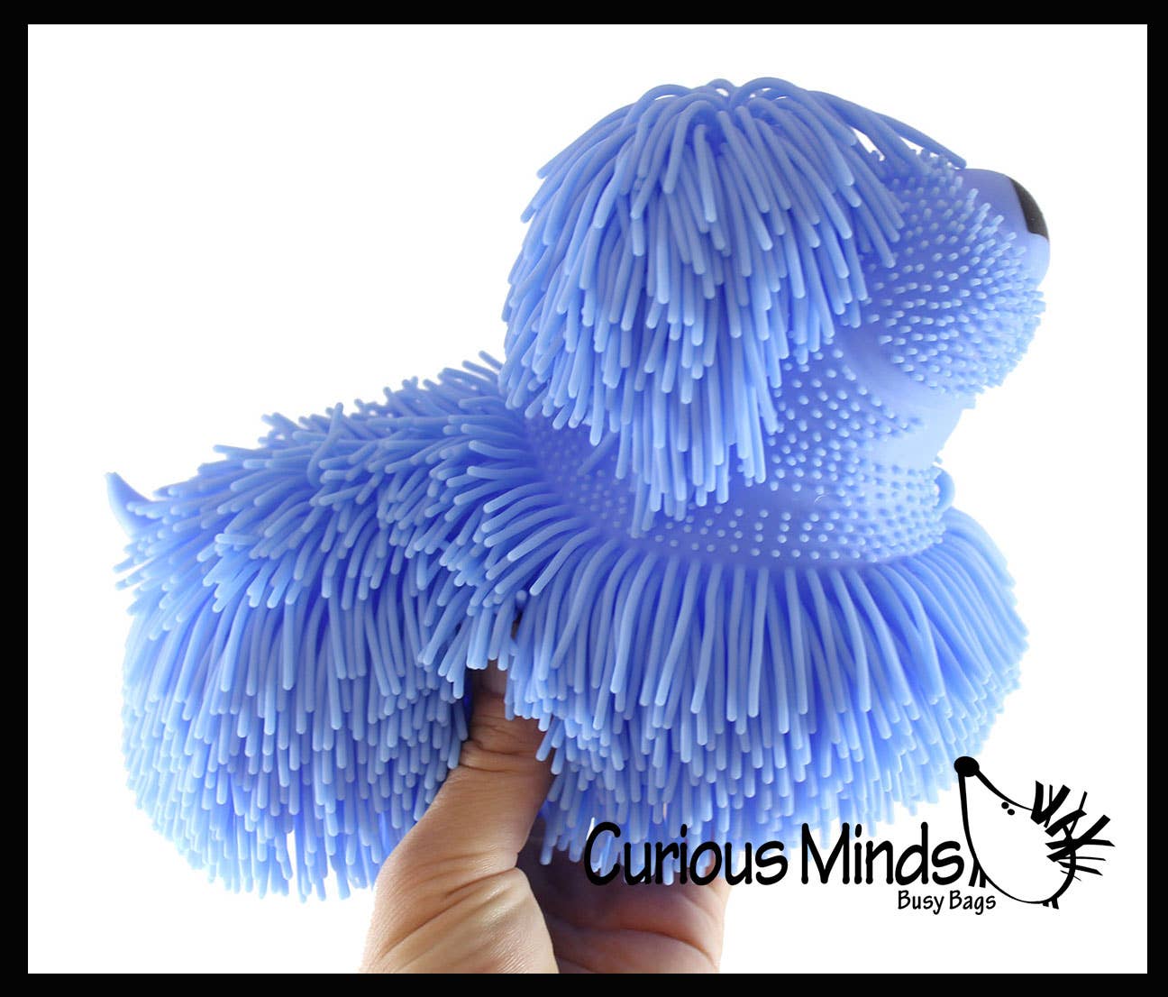 Curious Minds Toys – Brinquedo Fidget - Crianças por atacado – 1 Shaggy Mopg Dog Large 8" Bola de Puffer - Terapia Sensorial Fidg6