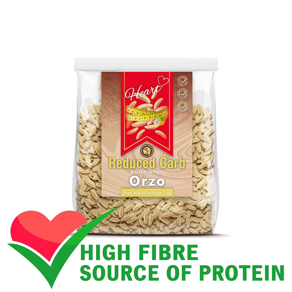 Heart – Großhandel Pasta – 1 kg Keto weizenfreier Paleo Orzo Nudelreisersatz