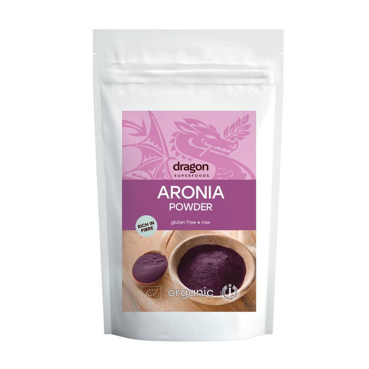 Smart Organic - Wholesale Protein/Superfood Powder - Aronia, Powder, Bio, Dragon Superfoods, (200g)