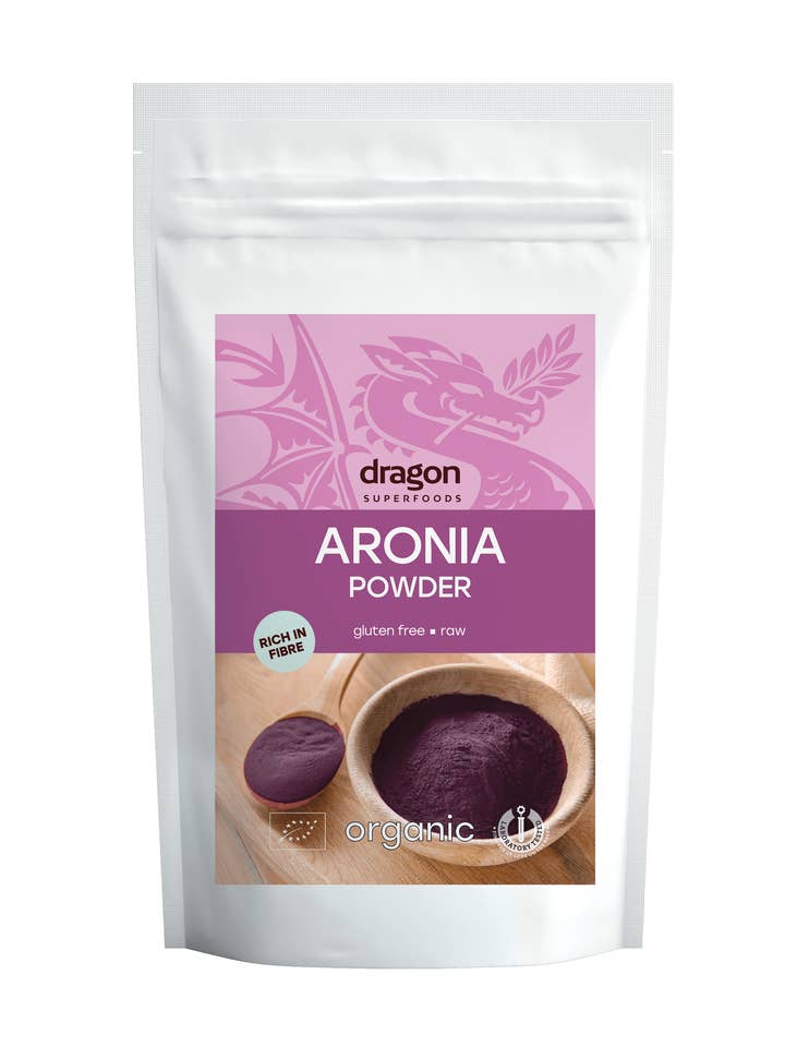 Aronia, Pulver, Bio, Dragon Superfoods, (200g) för wholesale av Smart Organic