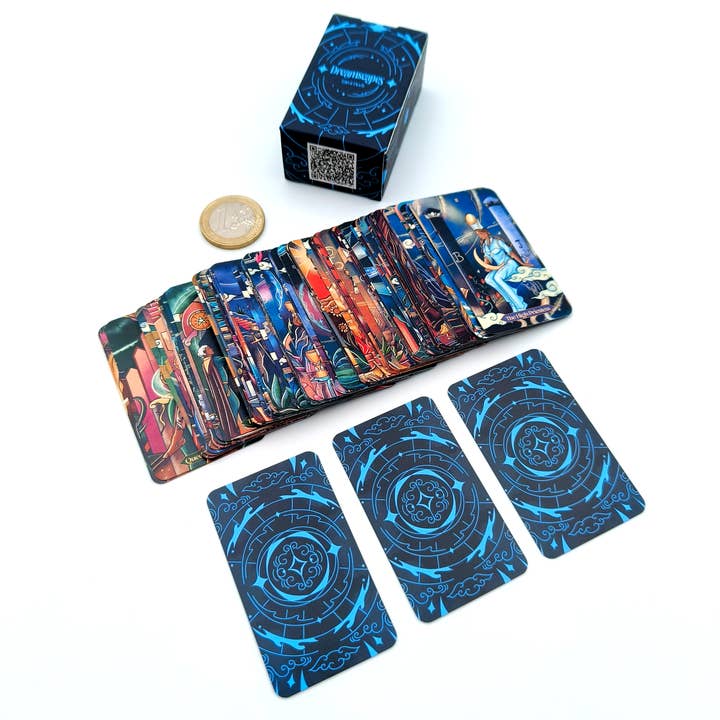 LA MUCI DESIGN - Wholesale Tarot Cards - Mini Tarot Deck – Pocket Size, Travel-Friendly Tarot Cards5