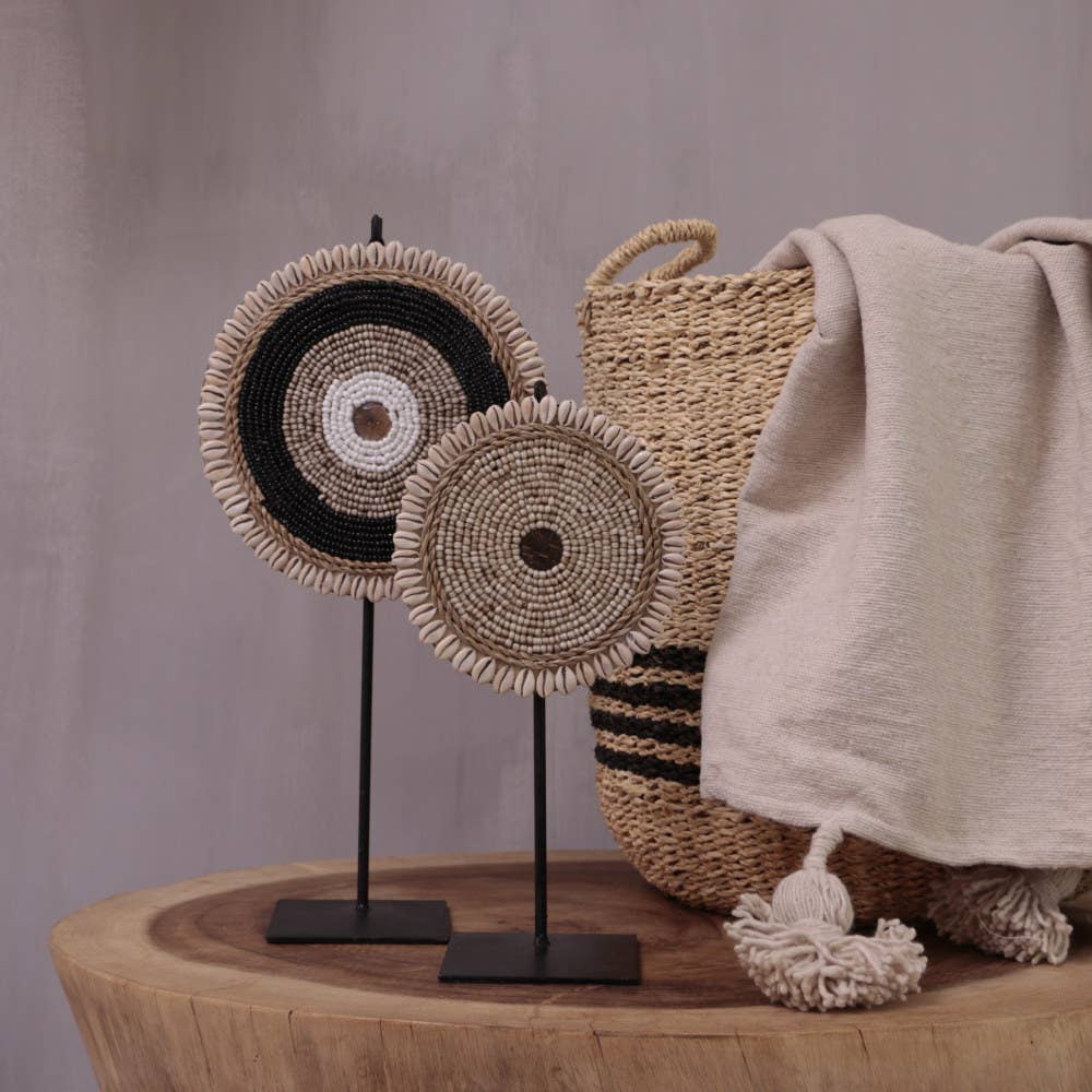 EARTHWARE - Vente Décorations de table - Décor de coque M noir Camero1