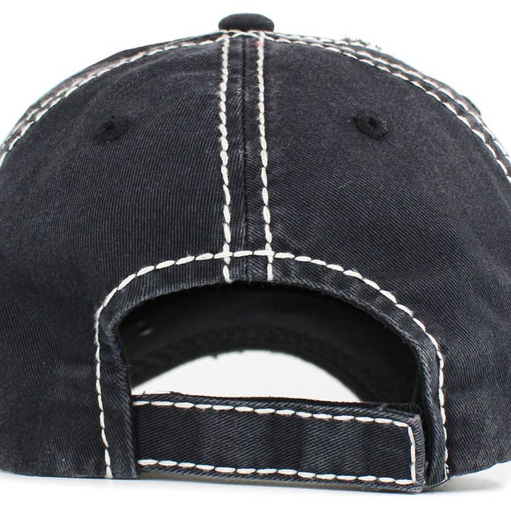KBETHOS - Wholesale Baseball Cap - Women's - Leopard Mosaic Vintage Ballcap