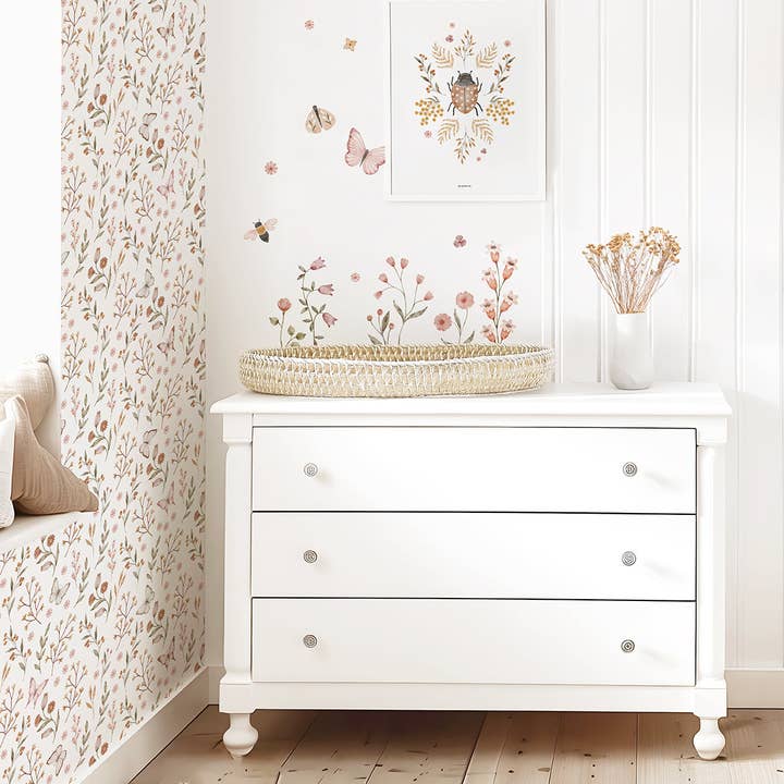 LILIPINSO - Wholesale Poster - Kids & Baby - COCCINELLA - Affiche enfant - Coccinelle et fleurs (P0353)2