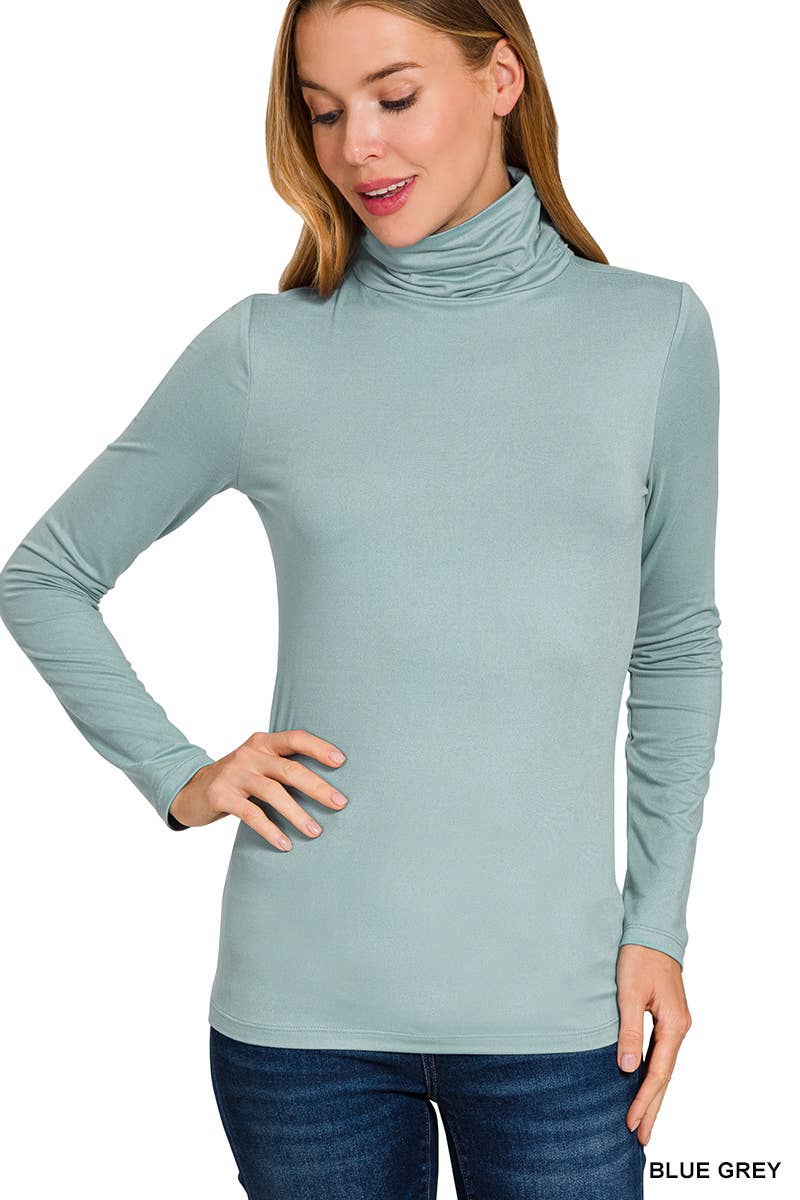 Vanilla Monkey - Wholesale Knit Top - Women's - Premium Microfiber Mock Neck Top1