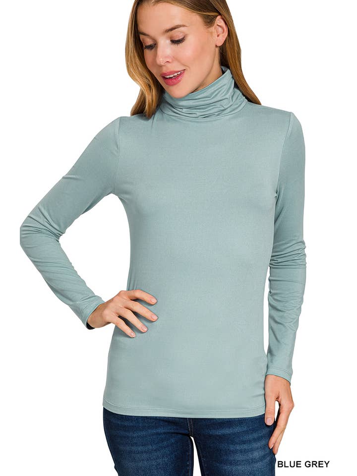 Vanilla Monkey - Wholesale Knit Top - Women's - Premium Microfiber Mock Neck Top1
