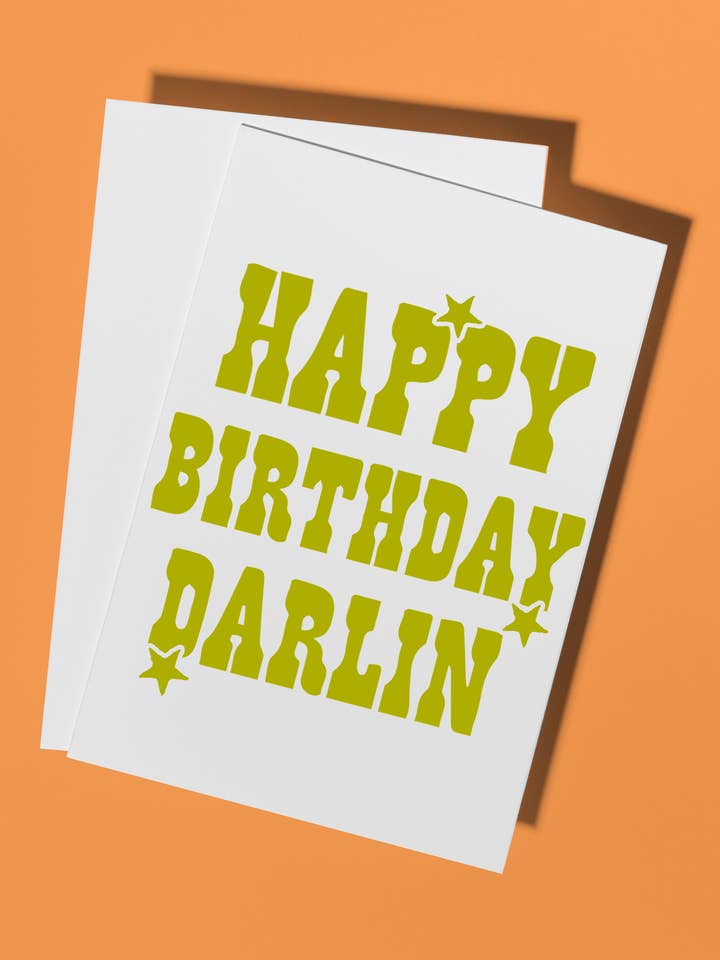 HBD DARLIN' for wholesale by Los Feliz Goods